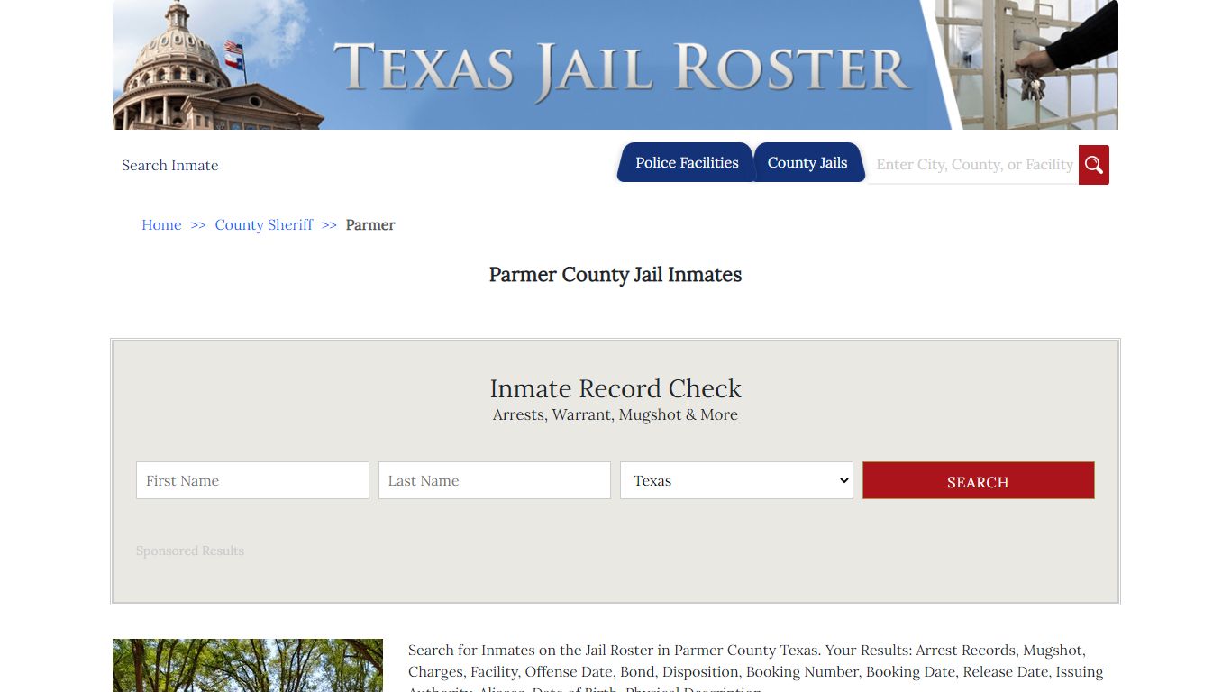 Parmer County Jail Inmates - Jail Roster Search